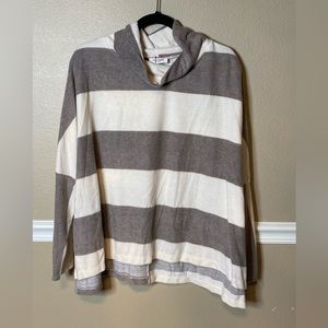 Cowl neck in mocha